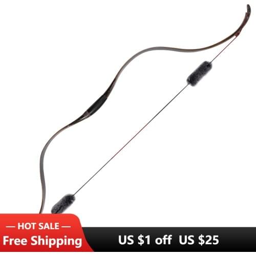 One-piece Archery Hunting Xi'an Laminated Training Bow Traditional Recurve Bow 25/30/35/40 lbs