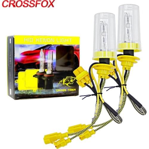 CROSSFOX 55W AC H4 HID Xenon H7 H1 H11 Bulbs 9005 HB3 Light 9006 HB4 Auto Lamp 6000K 12V Bi Xenons Car Headlight Bulb Hi Lo Beam