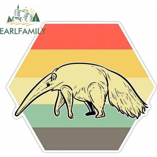 EARLFAMILY 13cm x 11.6cm For Ant Bear Funny Car Decal Vinyl Car Wrap Stickers Cartoon Graphics Waterproof Decoration