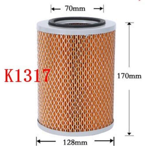 Air filter K1317 truck foton JAC filter element size 13x17cm
