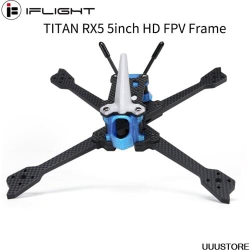 IFlight Mach R5 220mm 5inch HD FPV Frame W/ 5mm Arm compatible F4/F7 Flight control 22-23 motor propeller for PFV Racing Drone