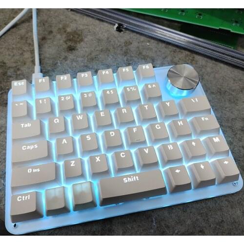 40Key G40 Keyboard Macro Keyboard Custom Programming Drawing Mechanical Left-hand RGB / Blue Backlight Design Keyboard