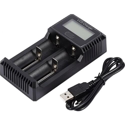 LII-500 1.2 V Lithium AA AAA NiMH LCD Battery Charger 3.7 V 18650 18350 16340 10440 14500 26650 20170 2 Slots