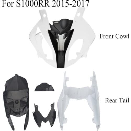 Motorcycle Bodywork Front Cowl Tail Fairing Cover ABS Plastic For BMW S1000RR 2015 2016 2017 Unpainted