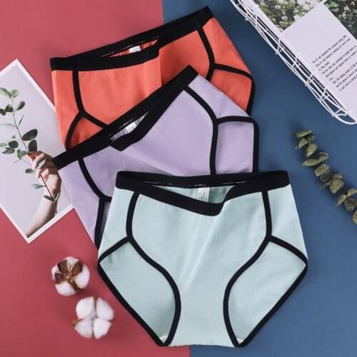 M~4XL New Plus Size Womens Summer Cotton Panties Underwear Breathable Antibacterial Briefs MId Waist Soft Comfort Lady Lingerie