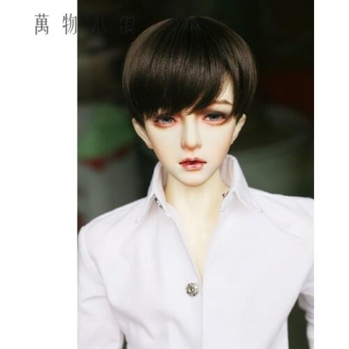 NEW 1/3 1/4 1/6 BJD SD MSD YOSD Doll Wig Doll Caramel Dark Brown Short hair