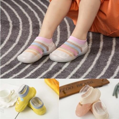 Infant Baby Shoes Anti-slip Soft Bottom Silicone First Walkers Shoes Newborn Toddler Girls Boys Children Casual Shoes
