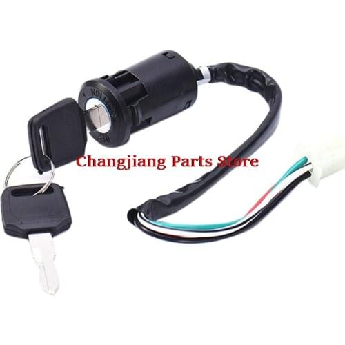 Motorcycle Ignition Switch Key Starters MTB Cylinder Ignition Switch for Suzuki Dirt Bike Quad Motorcycle Keys