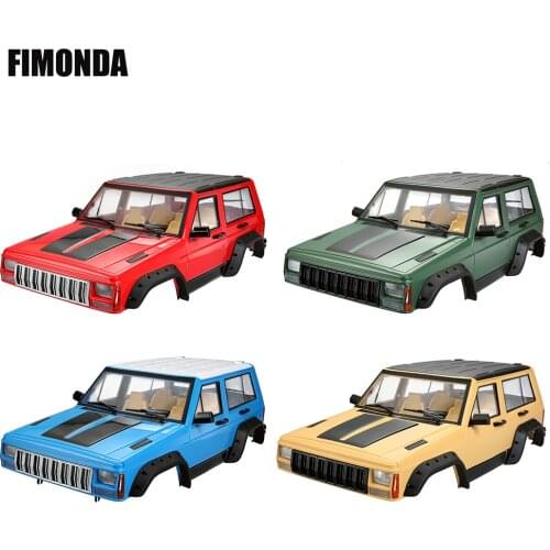 313mm Wheelbase Complete JEEP Cherokee XJ Hard Body Set for 1/10 RC Crawler Axial SCX10 & SCX10 II 90046 Traxxas TRX4