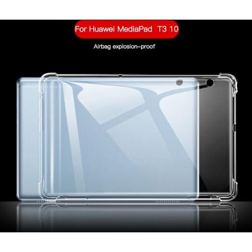 Shockproof Cover For Huawei MediaPad T3 10 9.6' AGS-W09/L09/L03 /Honor Play Pad2 Case TPU Silicon Transparent Cover Coque Fundas