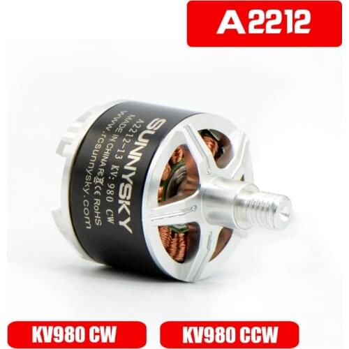 SUNNYSKY A2212 KV980 Outrunner Brushless Motor W/ self-lock screw - CW / CCW for RC Multicopter