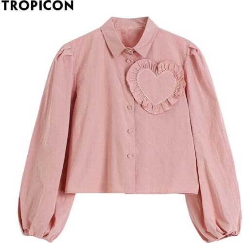 Розовые блузки TROPICON China At AliExpress