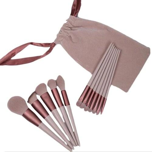 12Pcs Eye Shadow Blush Makeup Brush Tool Set Powder Foundation Concealer Highlight Blending Brush Professional Makeup Tool