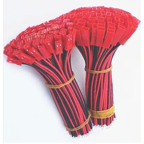 2/10Pairs 100/150mm 2 Pin Connector Plug JST Cable Male/Female Connectors For RC BEC Battery Helicopter DIY FPV Drone Quadcopter