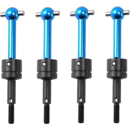 4 Pcs Metal Universal Drive Shaft CVD 53792 for Tamiya TT-01 TT01 TT-02 TT02 TA04 1/10 RC Car Upgrade Parts