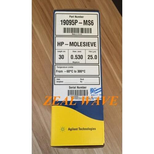 Agilent Gas Chromatography Column 19095P-MS6 Molecular Sieve Column HP-PLOT 30 * 0.53 * 25 Original Promotion