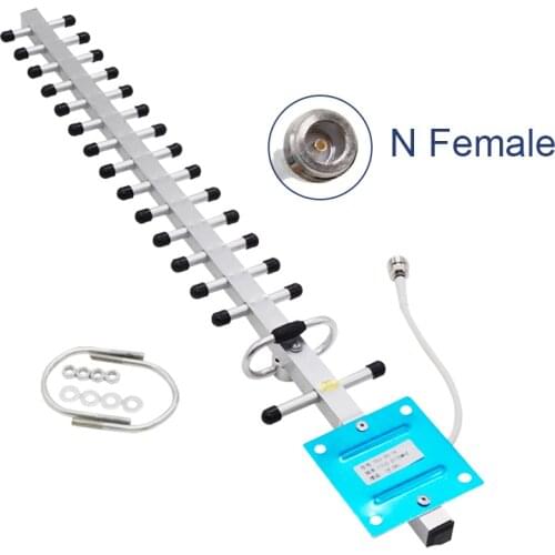 New 3g 4g Antenna 15dbi 3g Yagi Antenna 4g 3g 2100 1800 Outdoor Antenna 3G 4g Lte External Yagi Antenna With N Female SMA Male