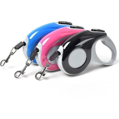 3M/5M Automatic Flexible Dog Leash Retractable Dog Leash Cat Traction Rope Leashes For Small Medium Dogs Pet Products DL911
