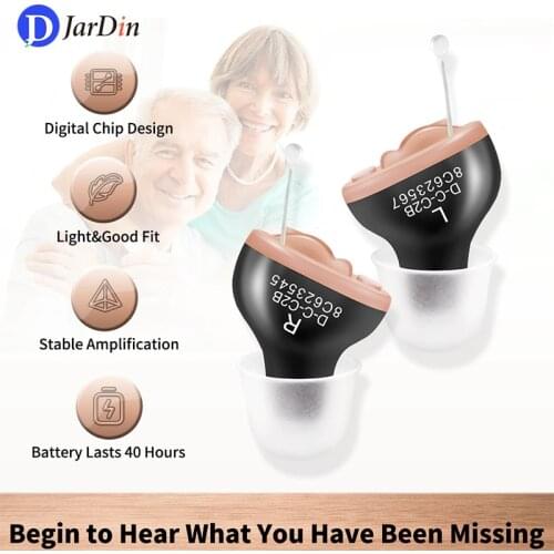 CT1 Digtal Hearing Aids Invisible Hearing aid for Deafness/Elderly Adjustable Micro Mini Hearing Ear Sound Amplifer Dropship