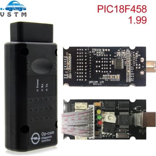 2018 V1.95 OPCOM V1.59 1.65 OP COM V1.70 OPCOM V1.78 For Opel OBD2 OP-COM Interface Scanner Diagnostic Tool With PIC18F458 Chip