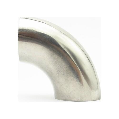 1-1/4" 32mm OD 304 Stainless Steel Sanitary Weld 90 Degree Elbow Pipe Fitting For Home Brew Homebrew Wine Beer Brewing