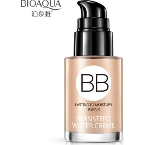 BIOAQUA BB Cream Foundation Whitening Skin Care Long Lasting Moisturizing Repair Oil Control Face Concealer Nude Facial Makeup