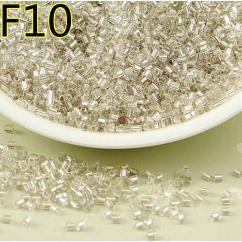 Hot!! 2x3mm 20g/1400pcs Glass Crystal Loose Seed Tube Burgle Beads For jewelry making DIY Garment Accessory