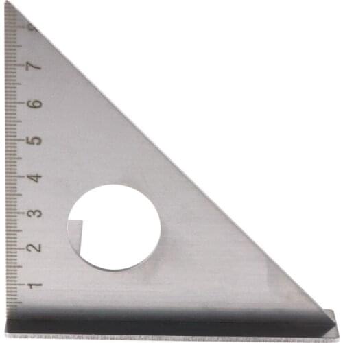 Woodworking Ruler Square Layout Miter Triangle Rafter 45° 90 degree Metric Gauge