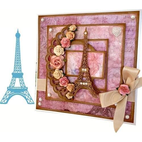 Paris Tower Metal Cutting Dies Stencils for DIY Scrapbooking Album Stamp Card Embossing New 2019 Die Cut