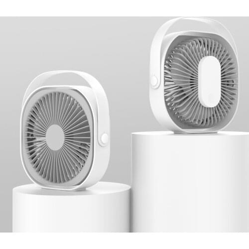 Mini Fan Portable Small Noiseless DC 5V USB Rechargeable Home Office Desk Stand Electric Personal Cooling Fan Cooler Ventilador