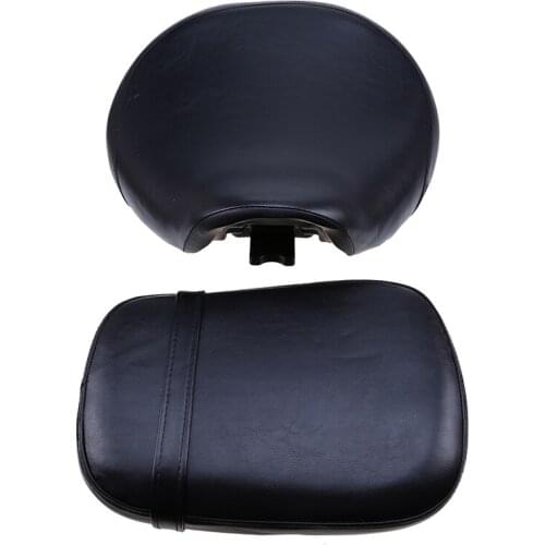 PU Leather Motorcycle Seats Front/Rear Seat Protector Cafe Racer Bobber Seat Cover Cushion ATV For Honda VT750/400 1998-2003
