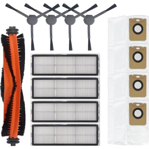 New Accessories Main Side Brush Mops Cloths HEPA Filters Dust Bags Spare Parts For Dreame Bot Z10 Pro L10 Plus Vacuum Cleaner