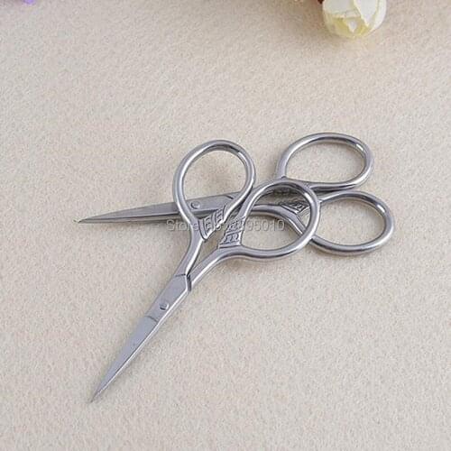 Beards Scissor Hair Styling Eyebrow Mustache Scissor Shaving Shears Hair Trimmer Eyebrow Bang Cutting Scissor F1098