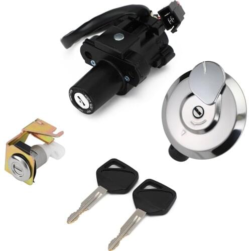 Topteng Ignition Switch Fuel Gas Cap Helmet Lock Kit For Honda Varadero XL125V 2001-2006 35010-KPC-640 17620-KPC-641 Motor