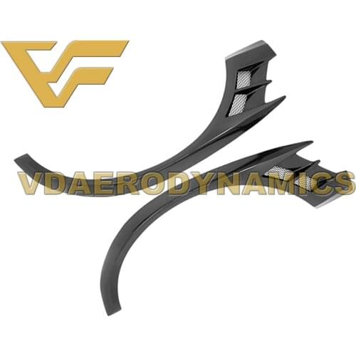 Suitable For 04-07 Mitsubishi EVO8 EVO9 VAD-V Carbon Fiber Front Fender Flare - Fiberglass available