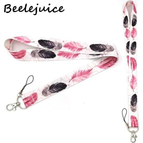 Leaves Women Mobile phone lanyard For keys ID Card Pass Gym USB badge holder DIY Hang Rope Tags Strap Neck Lanyard Strap