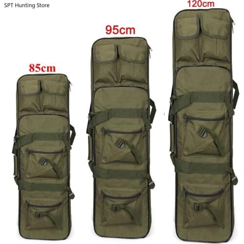 85/100/120cm Padded Weapons Rifle Gun Case Shooting Hunting Barrel Scabbard Bag With Shoulder Sling Strap Hunting Storage Bags