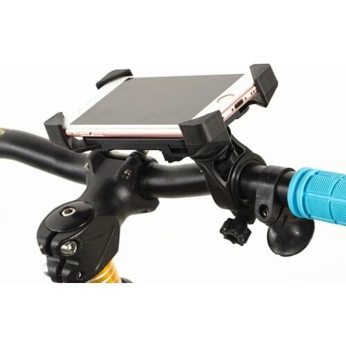 Universal Motocycle Bicycle Handlebar Phone Holder Plastic/Silicone Bike Mobile Phone Stand Holder For IPhone Samsung Xiaomi