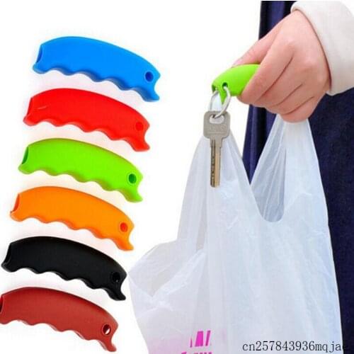 100pcs Convenient Bag Hanging Dish Carry Bags Save Effort Tools Kitchen Gadgets Silicone Candy Colors