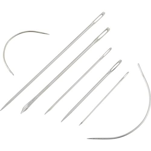 7 pcs Sewing Needle Leather Craft Sewing Accessories Stitching Sewing Leathercraft Shoe Repair Tools Supplies