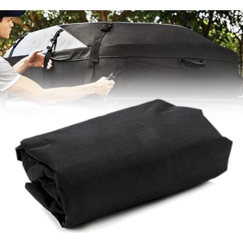 135x79x43cm Waterproof Car Cargo Roof Bag Waterproof Rooftop Luggage Carrier Black Storage Travel Waterproof SUV Van for Cars