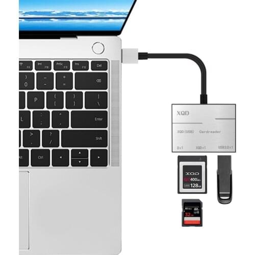 USB 3.0 Card Reader SD Card Super Speed Reader Compatible With USB 3.0 / 2.0 XQD Card Adapter With Metal Shell