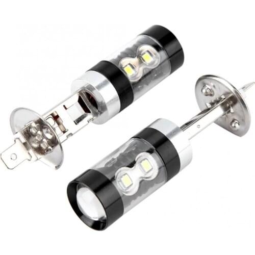 2pcs H1 8000K White 50W LED High Bright Headlight Bulbs Kit Fog Light Car Driving Lamp Car general purpose bulb