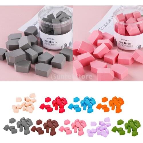 Beauty Makeup Wedge Sponge Set Blending Liquid Foundation Cosmtics Puff Dry & Wet Use