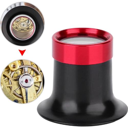 3X/5X/10X/15X/20X Eye Magnifier Loupe Jewelry Watch Repair Tool Magnifying Glass Loupe Lens Magnifier Watch Jewelry Repair Lens