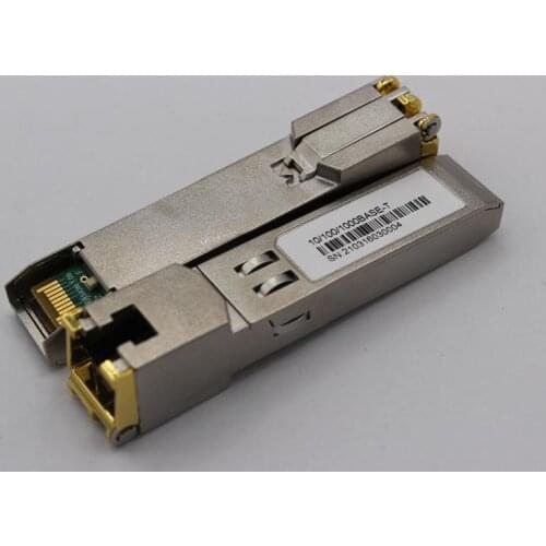 Gigabit RJ45 SFP Module 1000Mbps SFP Copper RJ45 SFP Transceiver Module Compatible for Cisco/Mikrotik Ethernet Switch Gigabit R