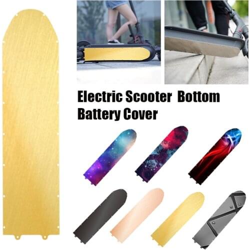 For Ninebot MAX G30 Electric Scooter Bottom Battery Cover Anti-Collision Guard Chassis Protect Stainless Steel Accessories Plate