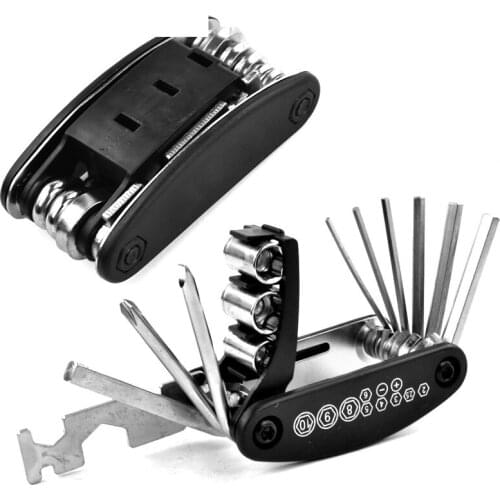 【New store 】 Bicycle Tools Mountain Bicycle Repair Tools Multifunctional Combination Toiletry Kit