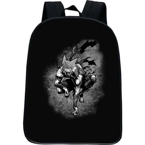 Japan Anime One Punch Man Backpack Boy Girl Bag Students School Bags Saitama Print Bookbag Kids Back To School Gift Mochila