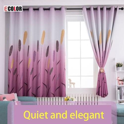 Window curtain decoration blackout for bedroom living room Modern gray curtain kids room tulle and curtain Camera delle tende